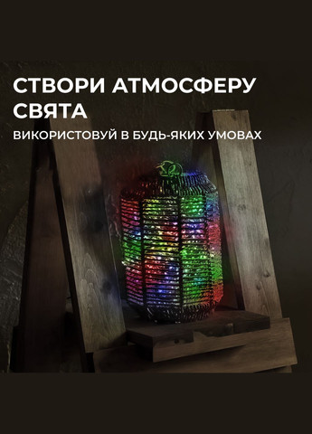 Гирлянда Конский хвост 200 LED 10 нитей длина 2 метра, мультиколор GarlandoPro (316475327)