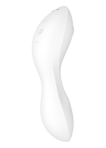 Вакуумный смарт-стимулятор с вибрацией Curvy Trinity 5 (White), управление со смартфона Satisfyer (335387196)
