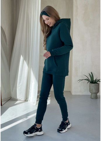 Теплий зимовий жіночий спортивний костюм на флісі (солоха в подарунок) Merlini Бордо (303946448)