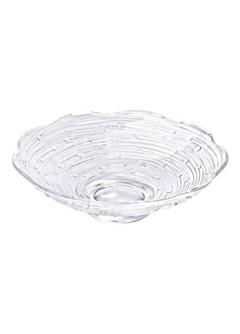 Фруктовница стеклянная Ø23 ваза для фруктов Листья лотоса HP-YH-12 Yiwu (370800877)