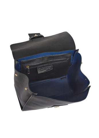 Рюкзак-сумка жіночий шкіряний міський 03513 застібка антизлодій чорний Virginia Conti (282925758)
