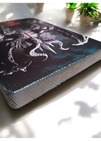 Панно "Астарот - Властелин Тайн" 19×28 см, дерево, с подвесом Handmade (365797662)