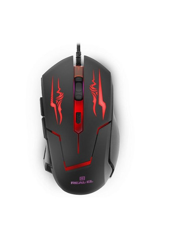 Мышь RM-520 Gaming Black (EL123200020) Real-El (336953956)