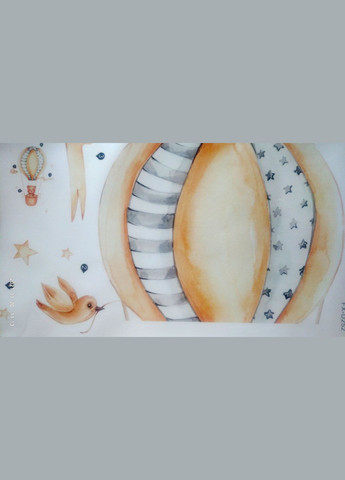 Декоративні наклейки Ведмедик на повітряній кулі (лист 40 х 60 см) Б156-14 Sproutfox (302241635)