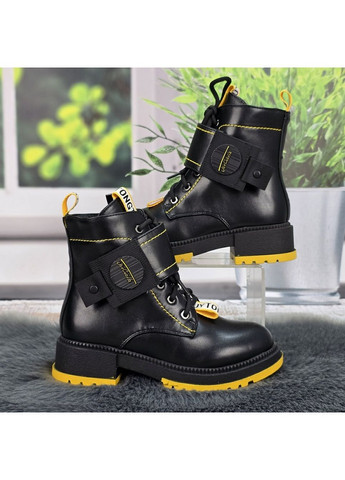 Черные повседневные осенние демисезонные ботинки M.L.V