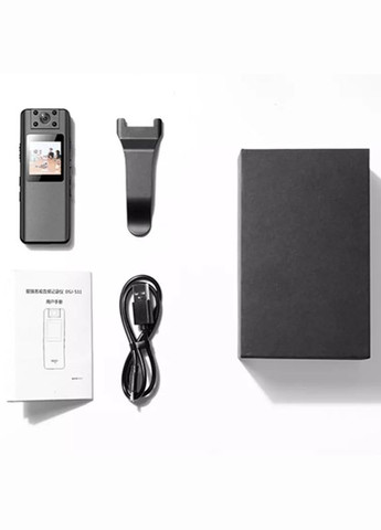 Мини камера - нагрудный видеорегистратор с поворотным объективом, экраном и диктофоном A22 (100834) Nectronix (321960431)