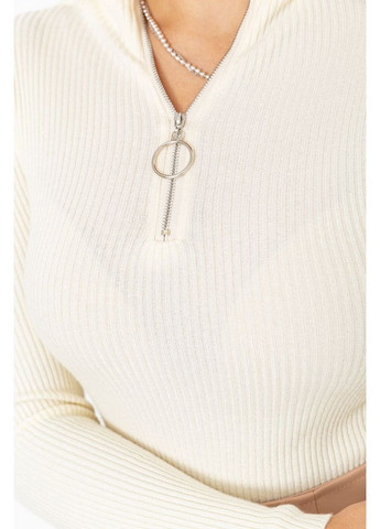 Кофта жіноча на блискавці в рубчик, 204R041 Ager (362220483)