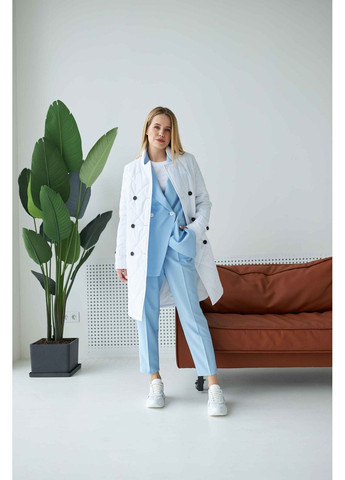 Белая демисезонная плащ гретта_белый Origa