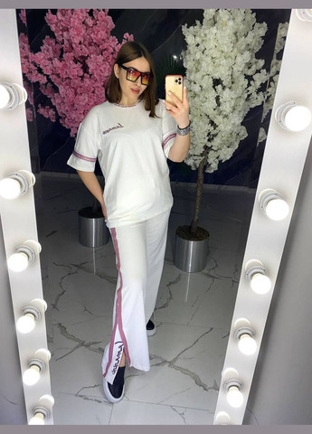 Жіночий білий костюм 56-58 розмір Туреччина No Brand спортшик (317185971)