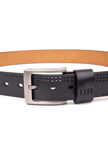 Ремінь з дірками чоловічий 20383 Чорний Vintage (357207693)