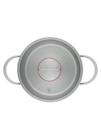 Каструля з кришкою Werner Como GP-50170 20 см 3.6 л срібляста Gipfel (319552203)