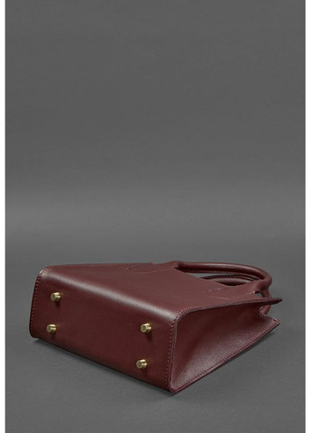 Кожаная женская сумка-кроссбоди бордовая BlankNote (348359332)