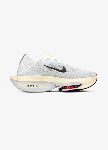 Белые демисезонные кроссовки мужские и женские nike air zoom alphafly next 2 white | найк аир зум белые No Brand