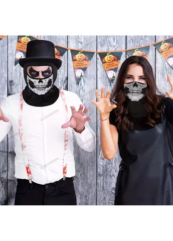 Балаклава маска підшоломник тактична з принтом черепа,під шолом легка тонка вело мото лижна No Brand (368695232)