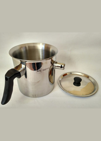 Молочник нержавійка зі свистком 1.5 л (RS-3100-15) Rainstahl (334713031)