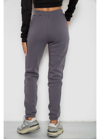 Спортивні штани жіночі на флісі, колір темно-сірий, 238R58641-3 Ager (359398211)