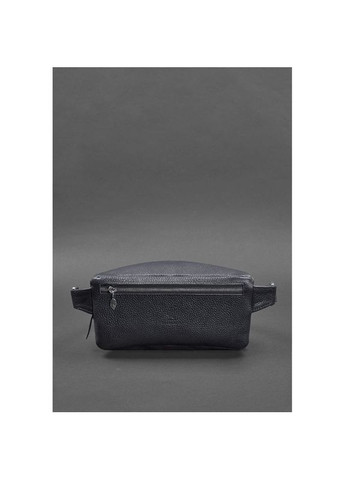 Сумка женская через плечо кожаная бананка на пояс Spirit Темно-синяя BlankNote (302008693)