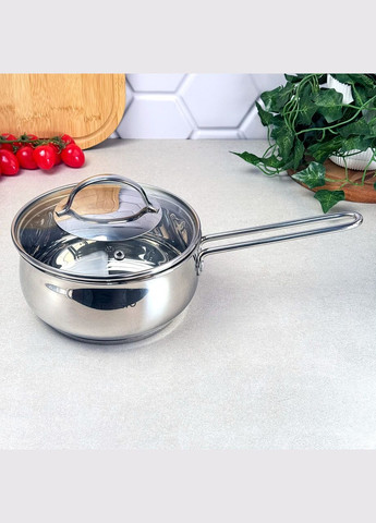 Ковш Gemini Liguria AR4318GB, 1.8 л, нержавіюча сталь, з кришкою Kamille (334010973)