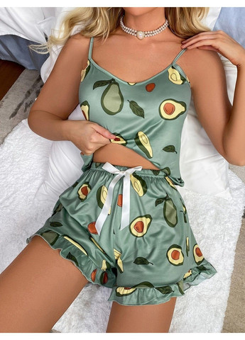 Зеленый сексуальная пижамка "авокадо" - эротическое бельё No Brand