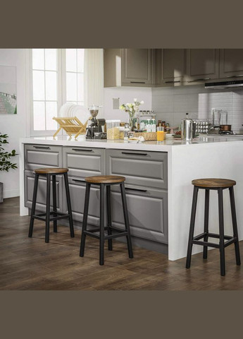 Барний стілець Halmar 2 штуки в стилі Loft Leobert (323136221)