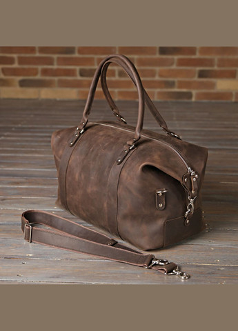 Сумка дорожная SHVIGEL коричневая из натуральной кожи (sku_11019) No Brand (327819965)