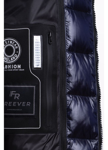 Синяя зимняя пуховик мужской nf 22722 Freever