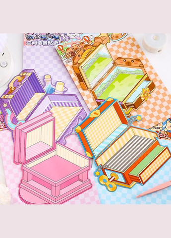 Великий румбокс – наклейки, набір для творчості "Веселий парк розваг" No Brand (328958157)