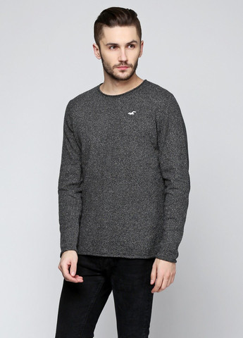 Темно-серый демисезонный свитер мужской - свитер hc3321m Hollister