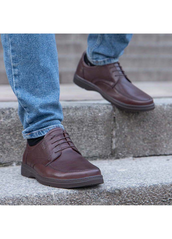 Коричневые кэжуал туфли дерби Ikos