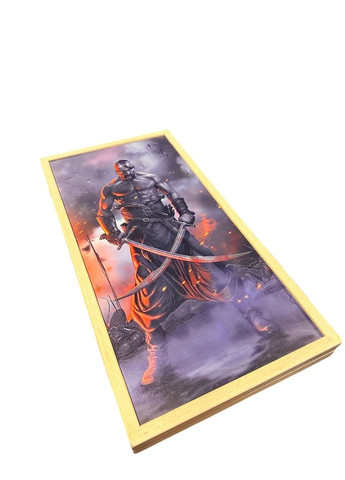 Нарди дерев'яні 50x50 см Нарди Великі "Козак" з кубиками та фішками No Brand (330774663)