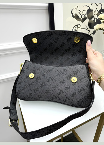 Сумка жіноча Guess Noelle на плечо багет сірий No Brand Багет (315630553)