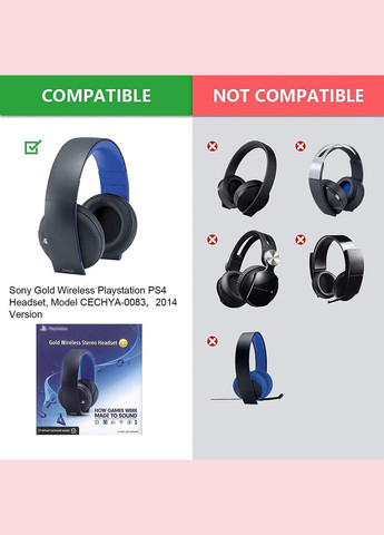 Амбушури на навушники PlayStation Gold PS3 PS4 7.1 CECHYA-0083 Чорний Sony (346059132)