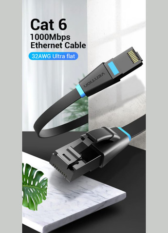Патч-корд 1м CAT6 RJ45 Ethernet 1000мбіт/c Vention (300523991)