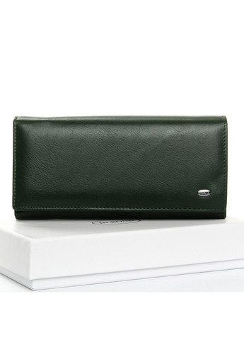 Шкіряний жіночий гаманець Classik W1-V green Dr. Bond (278274765)