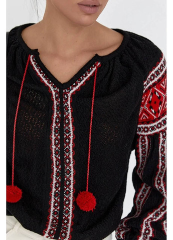Чорна жіноча вишиванка Osoblyva (362081803)