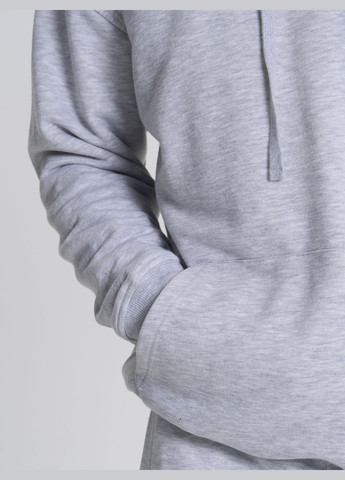 Худи мужской в цвете серый меланж ТМ РОЗА Роза (325695824)