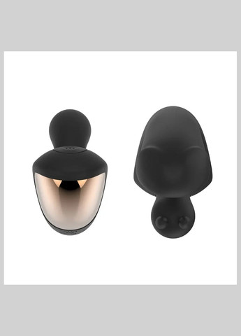 Женский двойной вибратор кролик черный стимулятор клитора и точки G No Brand (339092239)