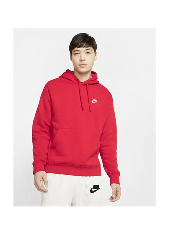 Худи мужские Nsw Club Hoodie Red Nike (364836807)