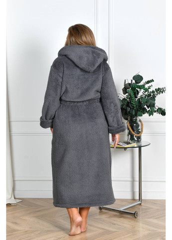 Жіночий махровий халат на запах великих розмірів No Brand (361145630)