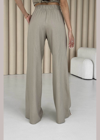 Класичні брюки-палаццо бежевий кольору Jadone Fashion (292653095)