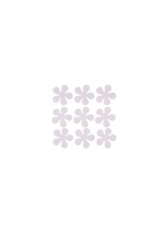 Нековзкі квіточки наліпки у ванну 9 шт рожеві Miomare (280801056)