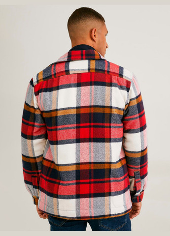 Комбінована демісезонна утеплена куртка-сорочка C&A