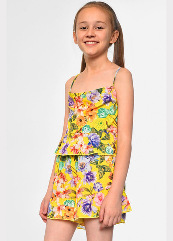 Костюм детский для девочки желтого цвета Let's Shop (298283382)