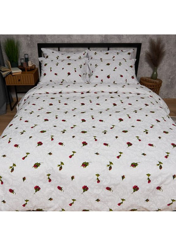 Комплект постільної білизни Бязь Gold Люкс King Size 220x240 наволочки 4х70х70 (MS-820009664) Moon&Star Romantic Rose (356113475)