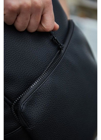 Чорний рюкзак з PU-шкіри з м'якою спинкою - стильний і зручний No Brand (365592430)