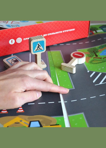 Детская игра учебно-познавательная "Дорожные знаки" 900149 Igroteco (302805487)