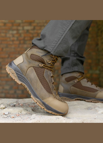 Шкіряні Демісезонні Жіночі Берці Тактичні. 36-46р Койот. Натуральна гідрофобна шкіра! STDF-2127 No Brand (301137914)