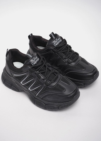 Черные демисезонные кроссовки мода h3-4 эко-кожа/текстиль черный норма 342922 Power