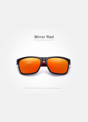 Мужские поляризационные солнцезащитные очки N770 Mirror Red KINGSEVEN (303401456)