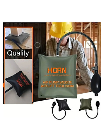 Надувна монтажна подушка-клин для вирівнювання дверей та вікон HORN Iron Gym (363833832)